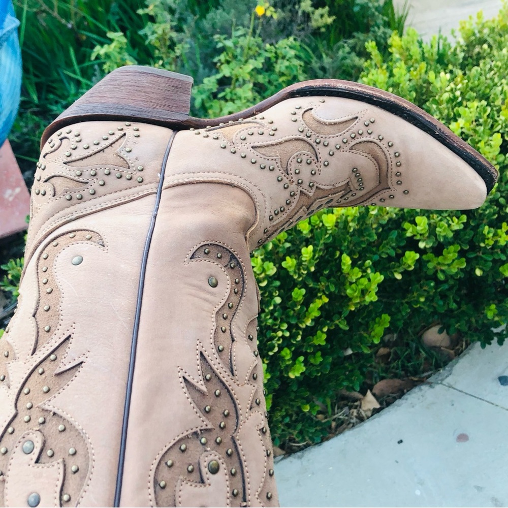 J B Dillon Western Hand Crafted Leather Boots